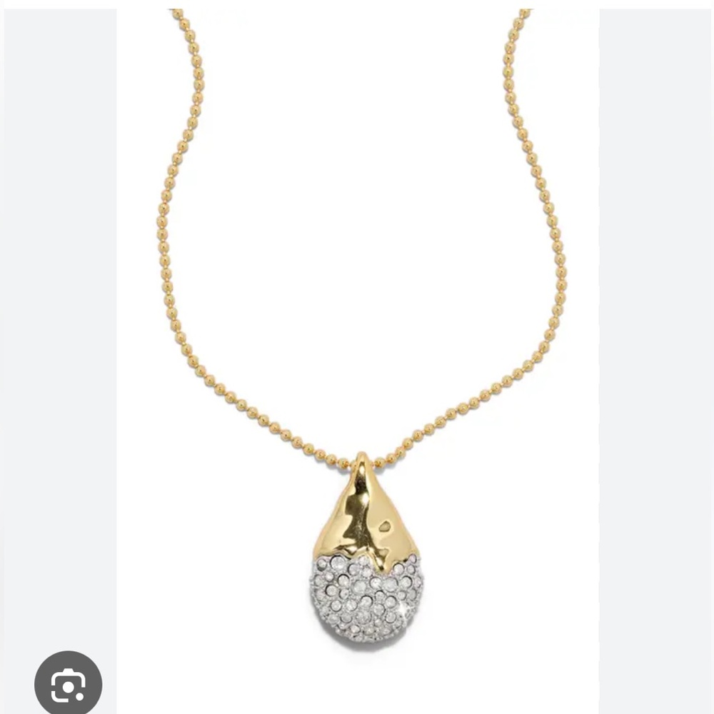 Alexis Bittar Solanales Crystal Pavé Teardrop Necklace